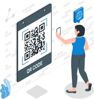 Pessoa lendo um QR Code de cupom fiscal com o celular